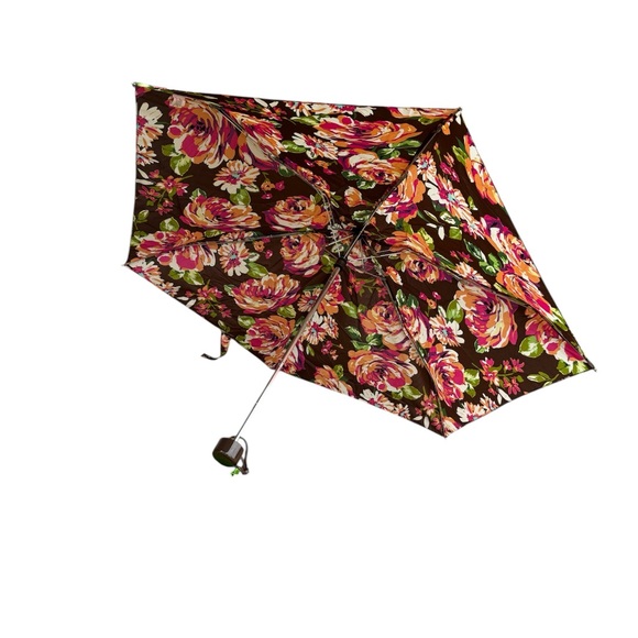 NWT Vera Bradley English Rose Mini Umbrella Retired Pattern - Picture 2 of 7